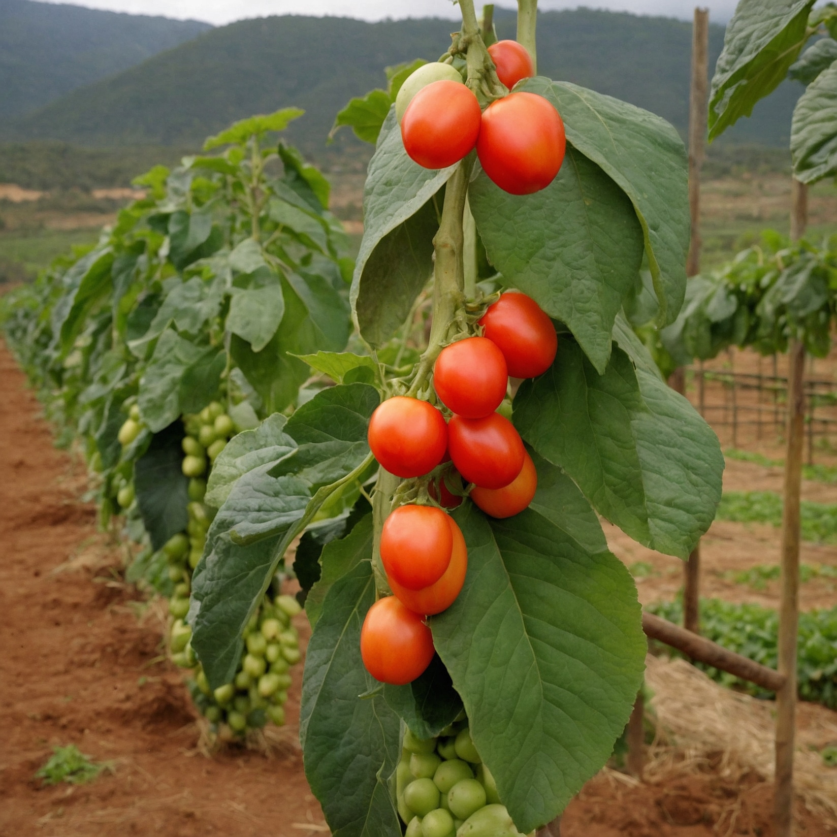 Producción sostenible de pepinos